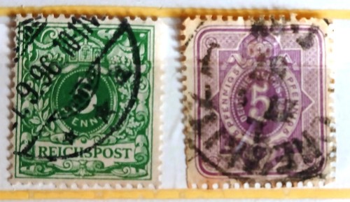 Briefmarken reichspost - 2,