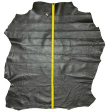 Lederhaut Schwarz Echtleder  Lammleder Echt Leder 85x74 Cm