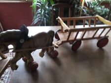 großes Pferdegespann Holz