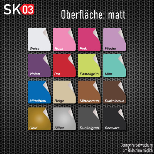 Klebefolien matt schutzfolien - matt,