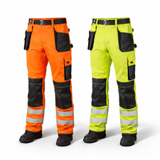 Warnschutzhose mit