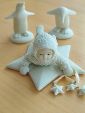 Goebel Snowbabies Dept. 56 mit 2 Pinguinen, insgesamt 3 Figuren