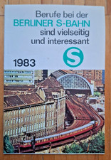 S-Bahn Berlin 1983 Faltblatt