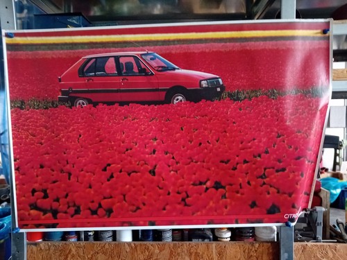 Citroen visa werbung plakat - visa,