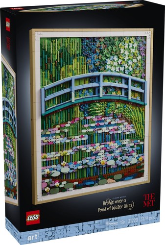 Lego art claude - lego, monet