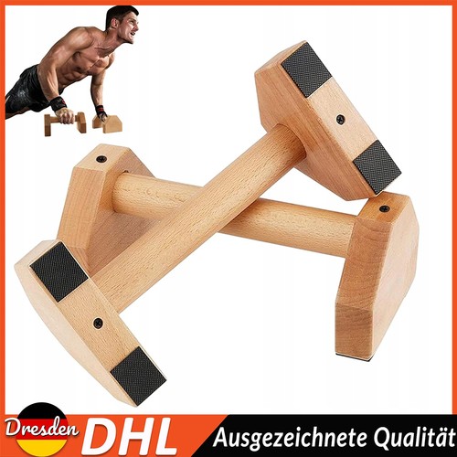 Holz parallettes barren - 2x,