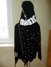 CIPO & BAXX  Long-Shirt mit Kapuze schwarz Gr. S