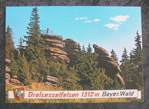 Postkarte dreisesselfelsen im - postkarte:,
