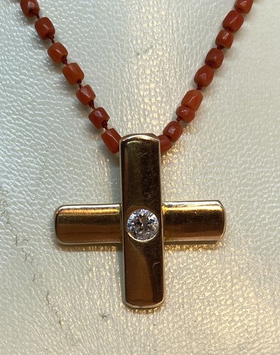 Kreuz anhänger 585 gold - kreuz,