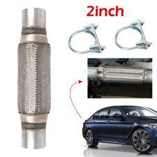 Universal Flexrohr Vorderrohr Montage ohne Schweißen 50 x 200/300 +2 Schellen