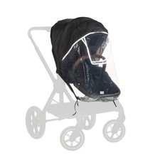 hauck Universal Kinderwagen Regenschutz 91 x 92 x 85 cm mit Reflektierender Umra