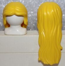 Playmobil Haare 2 Perücken " Blond Lang  " Wikinger Piraten Frau