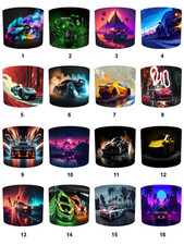 Supercars Sport Cars Lampenschirme Decken Lampen Tisch Anhänger Farbtöne