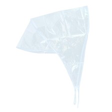 Ctm Damen Plastik Regen Bonnet