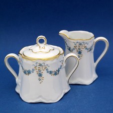 Hutschenreuther Racine Fontaine Bleu Milchkännchen & Zuckerdose Set 2 tlg.