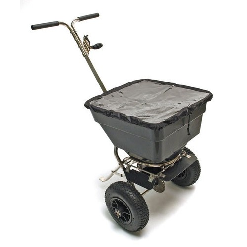 Edelstahl streuhandwagen - edelstahl,