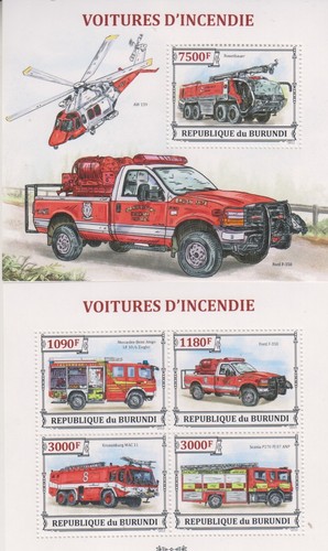 Feuerwehr burundi postfrisch - feuerwehr,