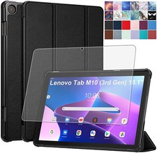 Lonfeid Schutzhülle +Folie für Lenovo Tab M10 (3rd Gen) 10,1" 2022 TB328 Case -3