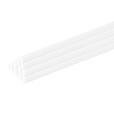 10 Stück ABS Kunststoff Rundstäbe 0 5 x 250mm Modellbau DIY Weiß Rundstab