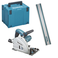 Makita SP6000J1 Tauchsäge mit Führungsschiene 1,5m 1300W Makpac