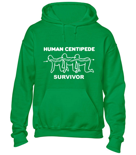 Human centipede survivor hoody - human,