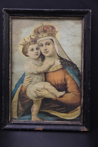 Antikes andachtsbild maria - antikes,