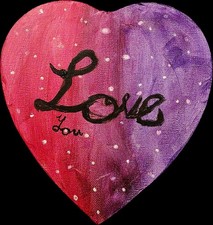 Niedliches Herzenbild selbst