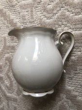 Seltmann Weiden Bavaria Milchkännchen Serie Marie Luise Weiß mit Goldrand