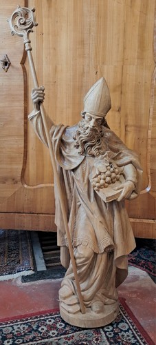 Heiligenfigur geschnitzt - heiligenfigur,