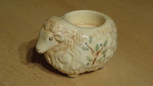 Kerzenständer keramik schaf - kerzenständer,