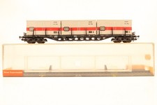 Röwa 2428 Containerwagen Rungenwagen "3x 20' DB Containers" in OVP 