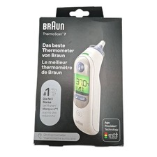 Braun ThermoScan 7 Ohrthermometer Age Precision Thermometer farbcodierte Tempera