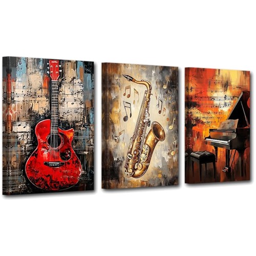 Musik leinwandbild - musik,