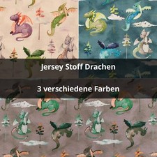 Jersey Stoff Drachen
