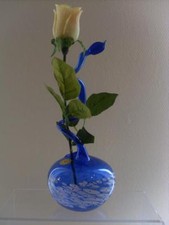 Rosenvase Lauscha Glas