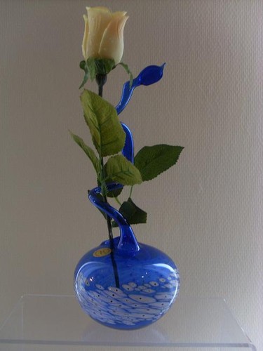 Rosenvase lauscha glas - rosenvase,