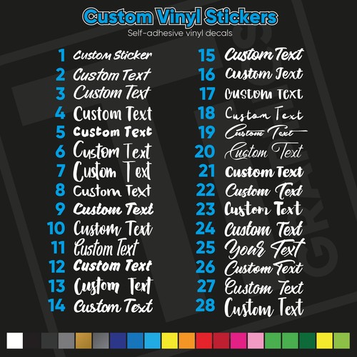 Personalisierte pinsel schrift - personalisierte,