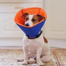 Atmungsaktiver Schutzkragen für Hunde Halskragen verstellbar Leckschutz