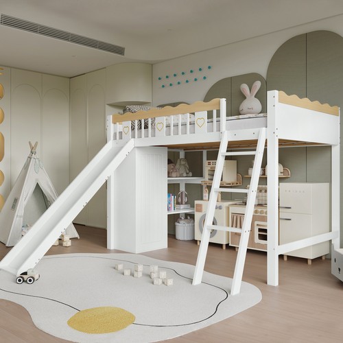 Hochbett kinderbett mit - hochbett,