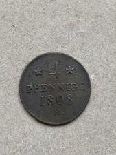 Sammlerstück 4 Pfennig 1808