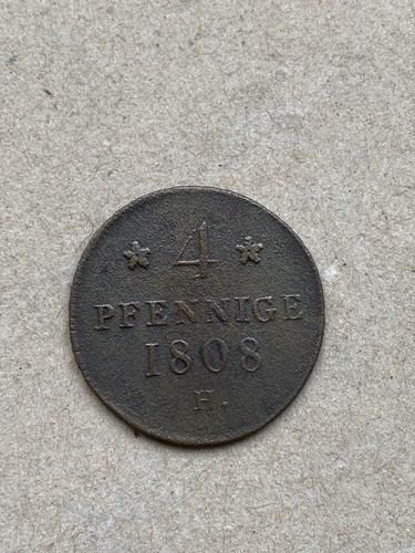 Sammlerstück pfennig 1808 - 4,