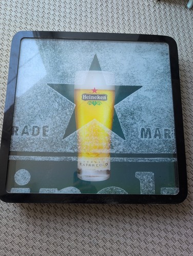 Heineken leuchtschild eckig - heineken,