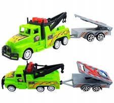 Leuchtender Abschleppwagen