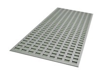 Lochblech Fenstergitter Lüftungsgitter 2mm Qg10-15 Stahl verzinkt Blechstreifen