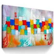 Leinwand Bild Abstrakt Bunt