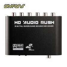 5.1 Audio Gear Digital zu 5.1 CH Analog Surround Sound Rush AC3/DTS Decoder