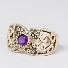 Ring Lila Stein 5,35 g 925er