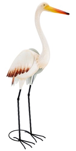 Storch aus metall vogel - storch,