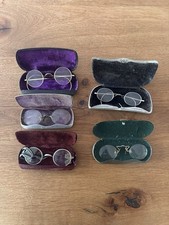 5 Historische Brillen mit Etui
