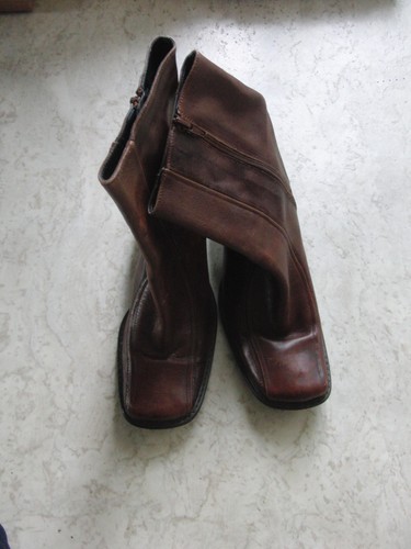 Echt leder stiefelette von - leder,